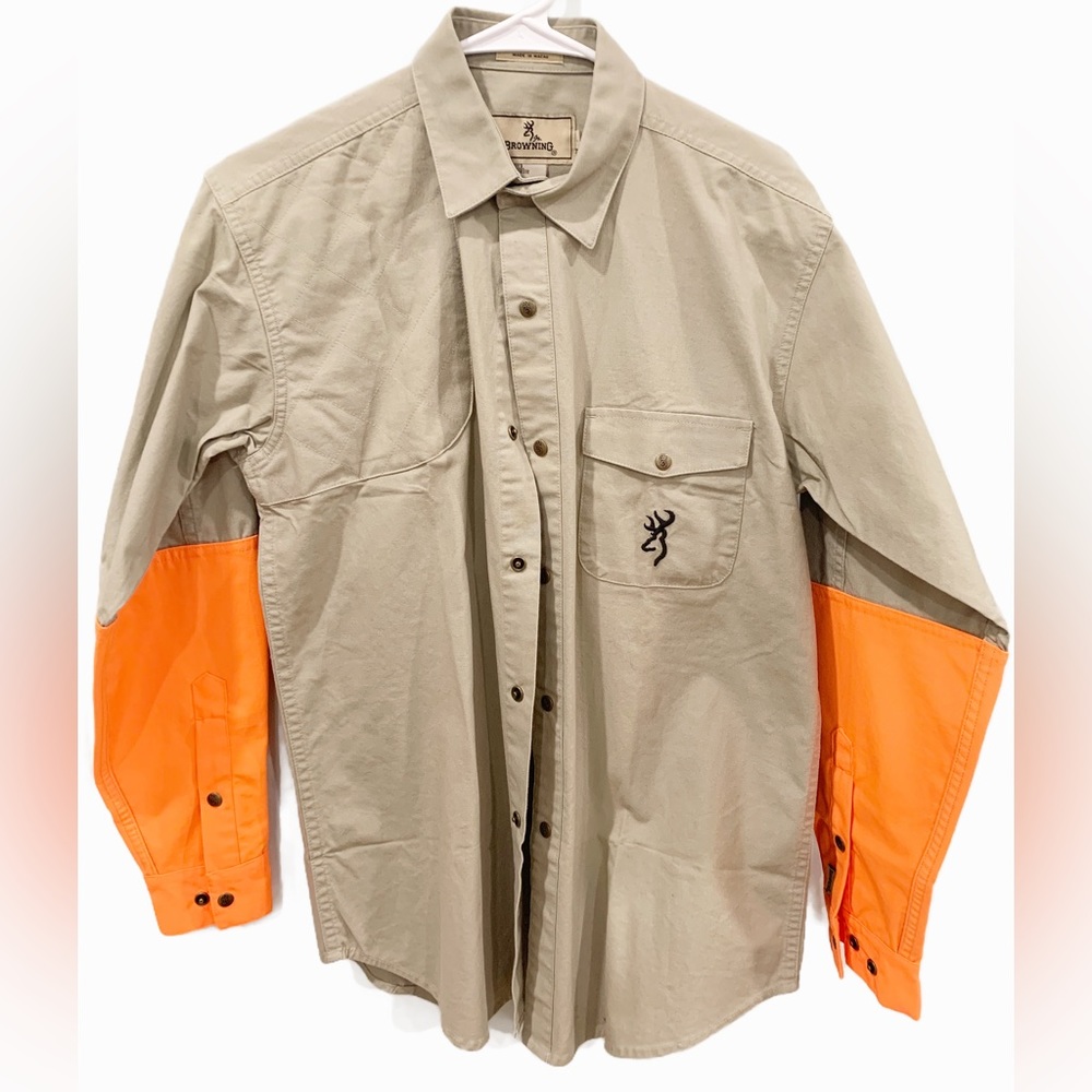 Browning shooting long sleeve button up. youth large